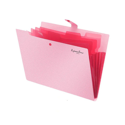 Porte-Documents Extensible 5 Poches A4 - Organiseur Portable PP