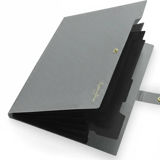 Porte-Documents Extensible 5 Poches A4 - Organiseur Portable PP