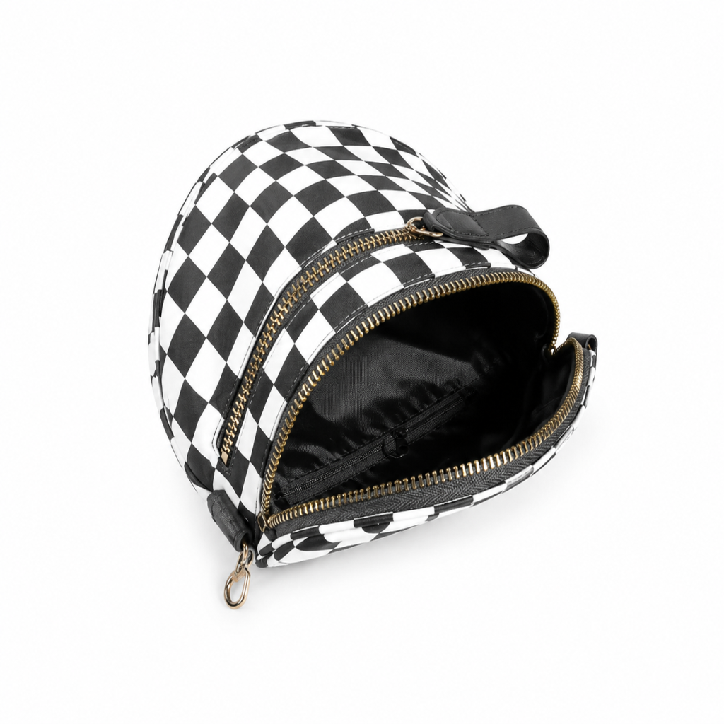 Sac Banane Femme à Carreaux – Grande Capacité & Multifonctionnel