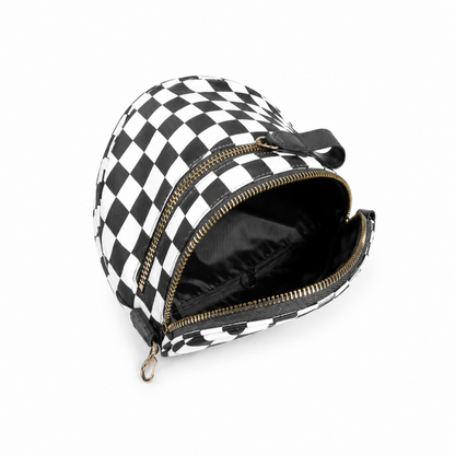 Sac Banane Femme à Carreaux – Grande Capacité & Multifonctionnel