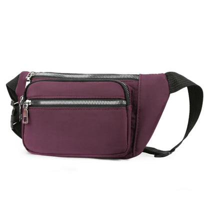Sac Banane Femme Oxford Multifonction Violet – Accessoire Résistant et Fonctionnel