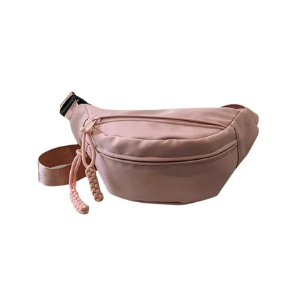 Sac Banane Femme en Nylon Premium Rose – Élégance et Liberté au Quotidien