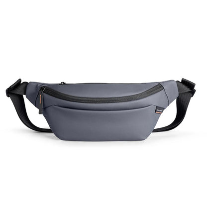 Sac Banane Homme en Oxford et PU Gris Graphite – Rangement Moderne pour Travail et Loisirs