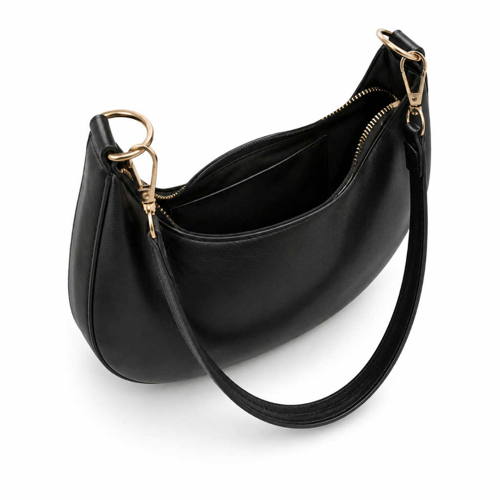Sac à Bandoulière Femme Demi-Lune Vintage – Élégance Intemporelle