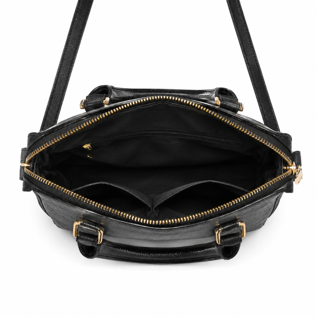 Sac à Bandoulière Femme Effet Croco – Simili Cuir Rigide – Porté Épaule ou Main