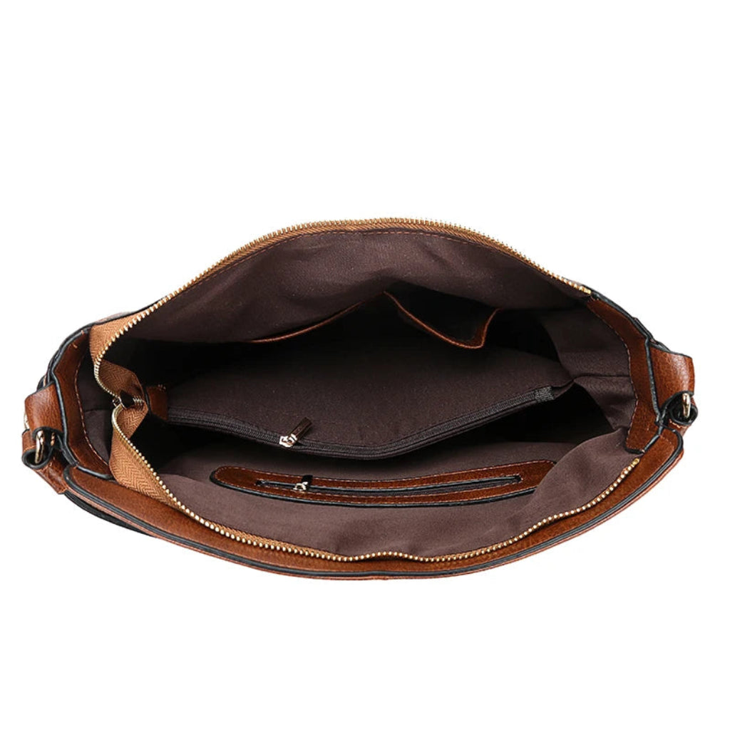 Sac à Bandoulière Femme Hobo Grande Capacité – Cuir PU Vintage avec Bandoulière Ajustable