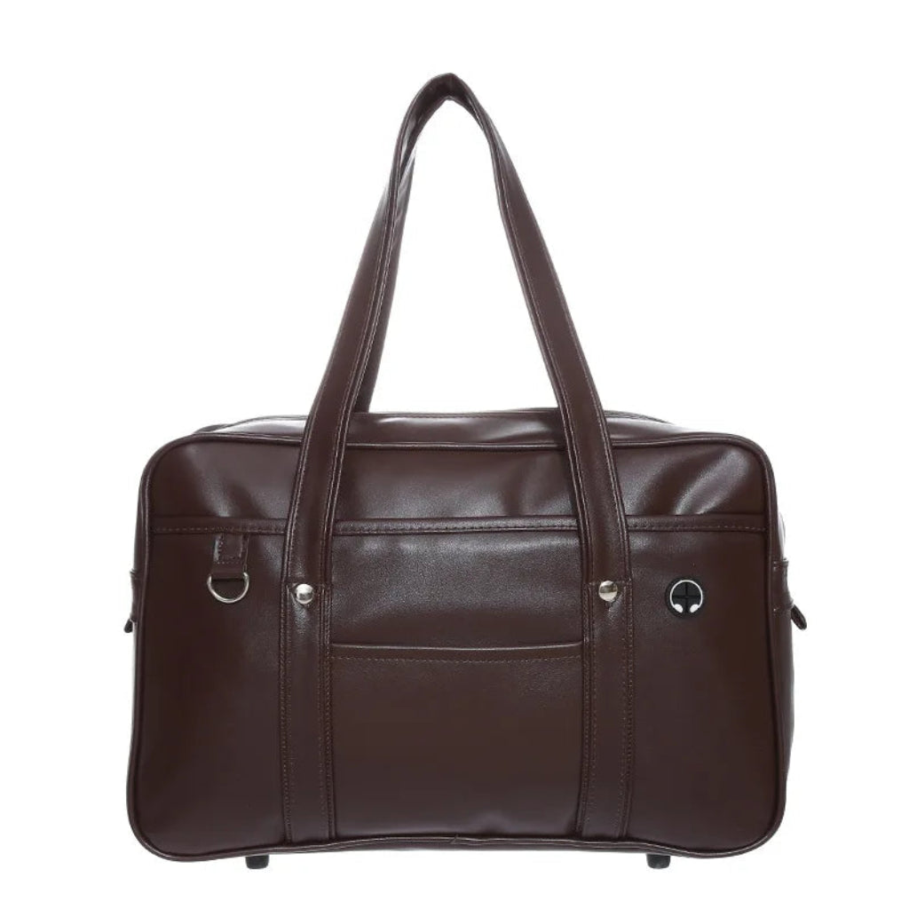 Sac à Bandoulière Femme Marron Foncé – Look Japonais & Rangement Multi-Usages