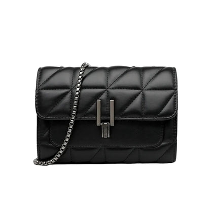 Sac à Bandoulière Femme Matelassé Noir – Élégant et Intemporel