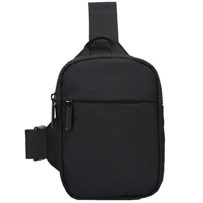 Sac à Bandoulière Homme Compact Noir – Organiseur Portable Oxford Noir