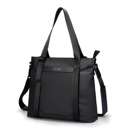 Sac à Bandoulière Homme Grande Capacité Noir - Oxford Imperméable Double Compartiment