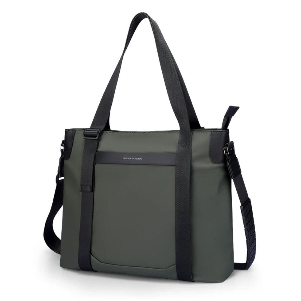 Sac à Bandoulière Homme Grande Capacité Vert - Oxford Imperméable Double Compartiment