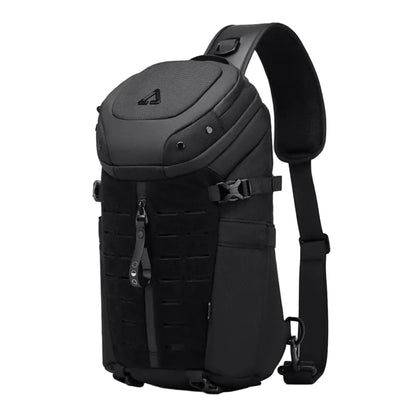 Sac à Bandoulière Homme Noir – Grande Capacité, Oxford Imperméable, Sac de Poitrine