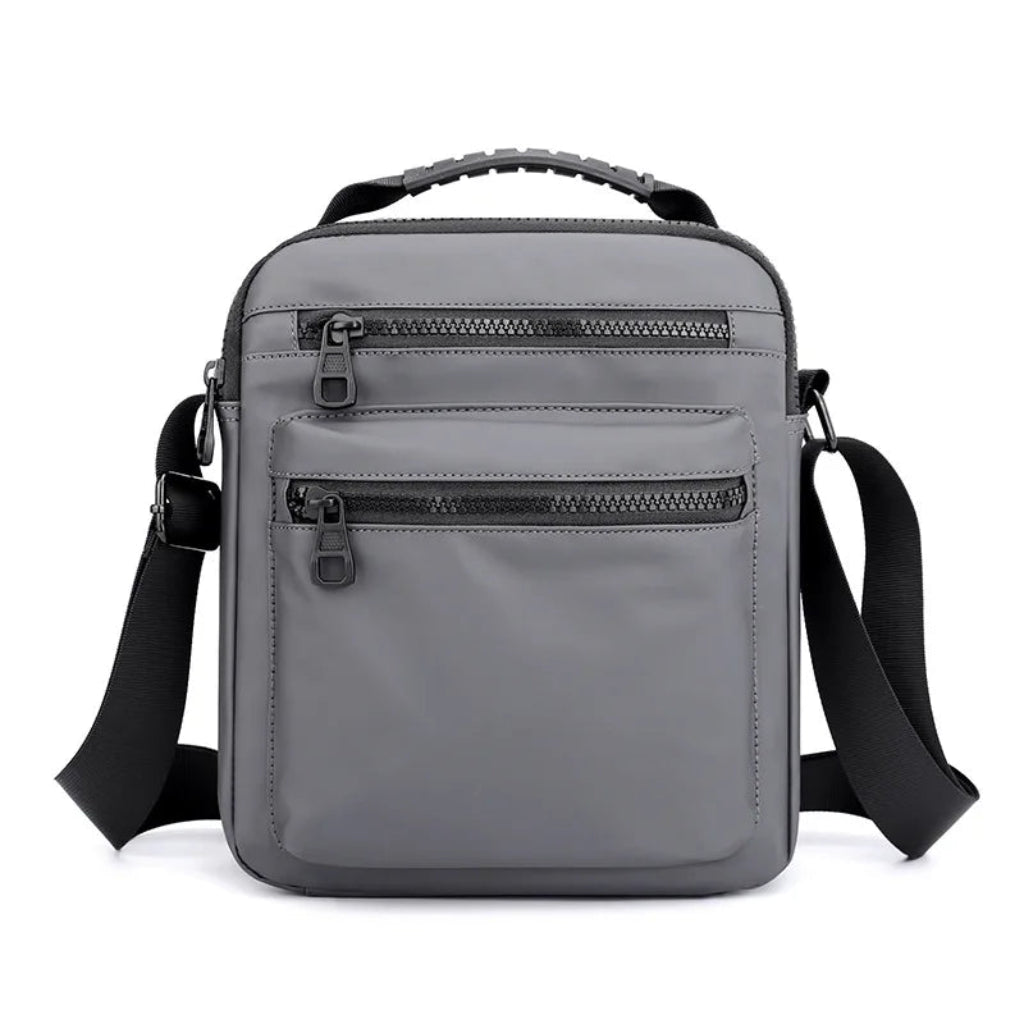 Sac à Bandoulière Homme Oxford Gris – Élégance Crossbody et Mobilité Urbaine