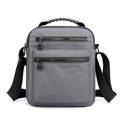 Sac à Bandoulière Homme Oxford Gris – Élégance Crossbody et Mobilité Urbaine