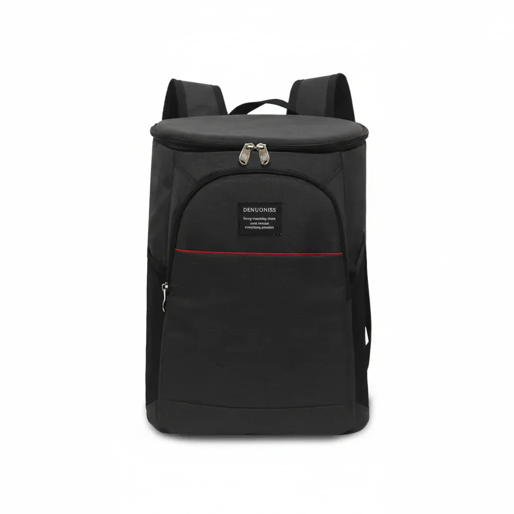 Sac à Dos Isotherme 20L Multicouche Noir - Imperméable & Anti-Fuite - Oxford - Pique-nique, Camping & Voyage