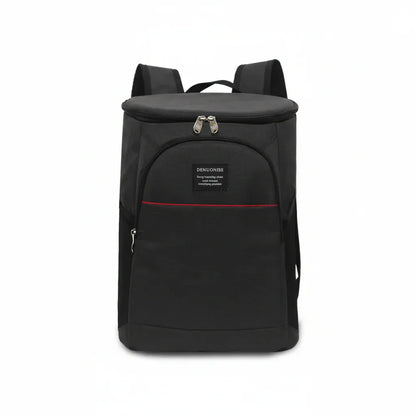 Sac à Dos Isotherme 20L Multicouche Noir - Imperméable & Anti-Fuite - Oxford - Pique-nique, Camping & Voyage