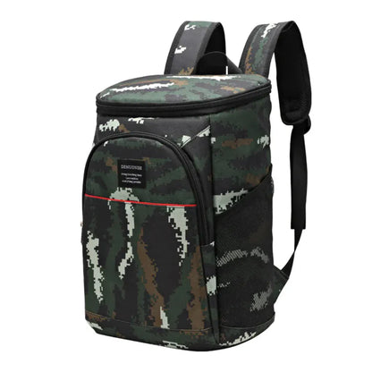 Sac à Dos Isotherme 20L Multicouche Vert - Imperméable & Anti-Fuite - Oxford - Pique-nique, Camping & Voyage