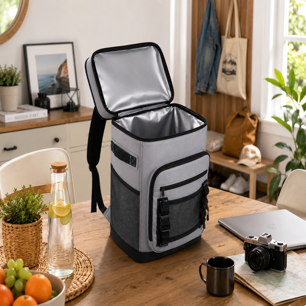 Sac à Dos Isotherme 30 L Étanche, Glacière Portable, Pique-nique, Camping & Randonnée 2