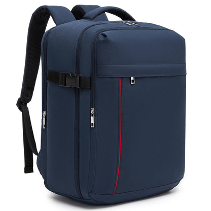 Sac à Dos de Voyage Cabine Ultra Léger 40x30x20 cm 24L avec Port USB Bleu