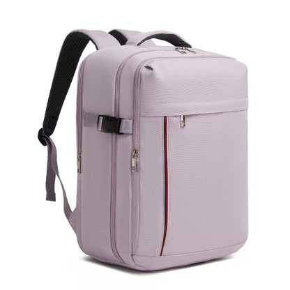 Sac à Dos de Voyage Cabine Ultra Léger 40x30x20 cm 24L avec Port USB Mauve