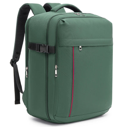 Sac à Dos de Voyage Cabine Ultra Léger 40x30x20 cm 24L avec Port USB Vert
