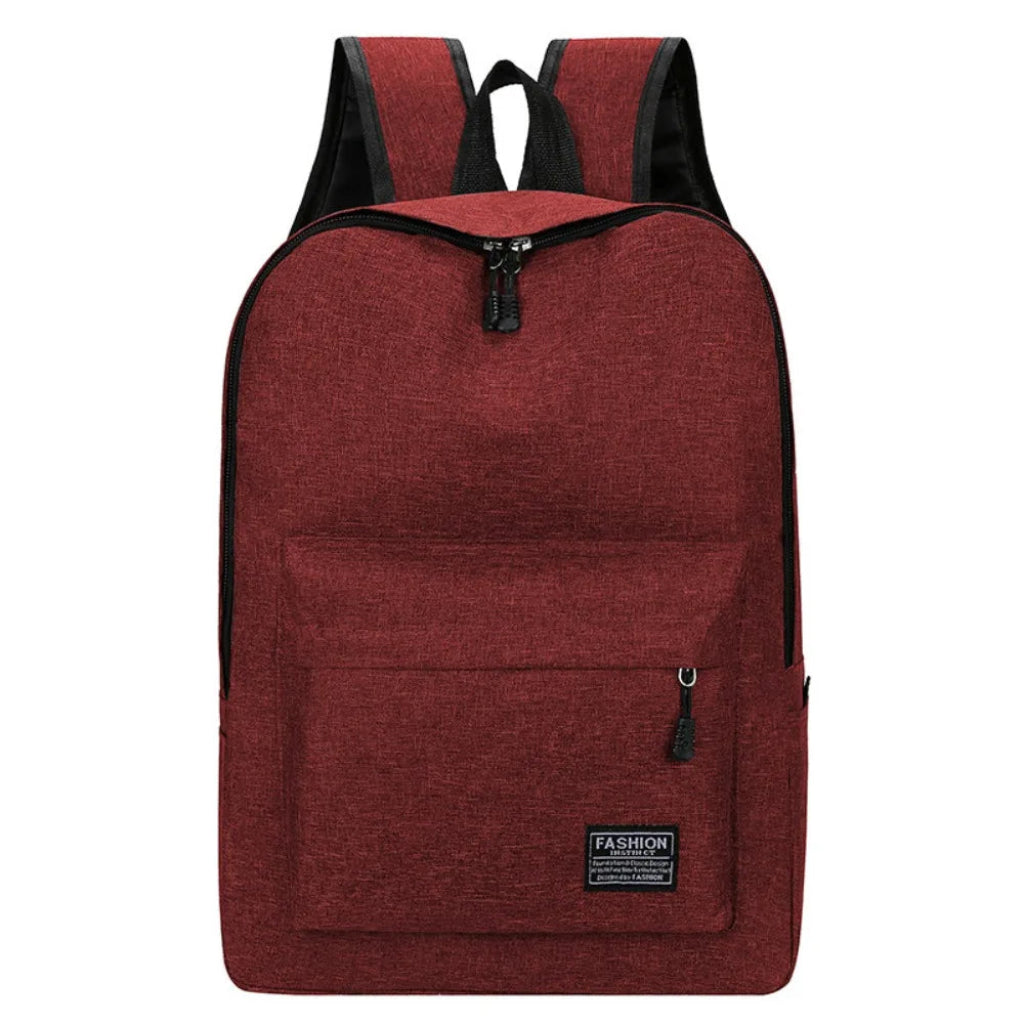 Sac à Dos de Voyage Grande Capacité - Compartiment Ordinateur Rouge - Nylon Lavable Premium