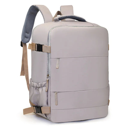 Sac à Dos de Voyage Multi-Fonctionnel Oxford Gris - Capacité Grande Volume