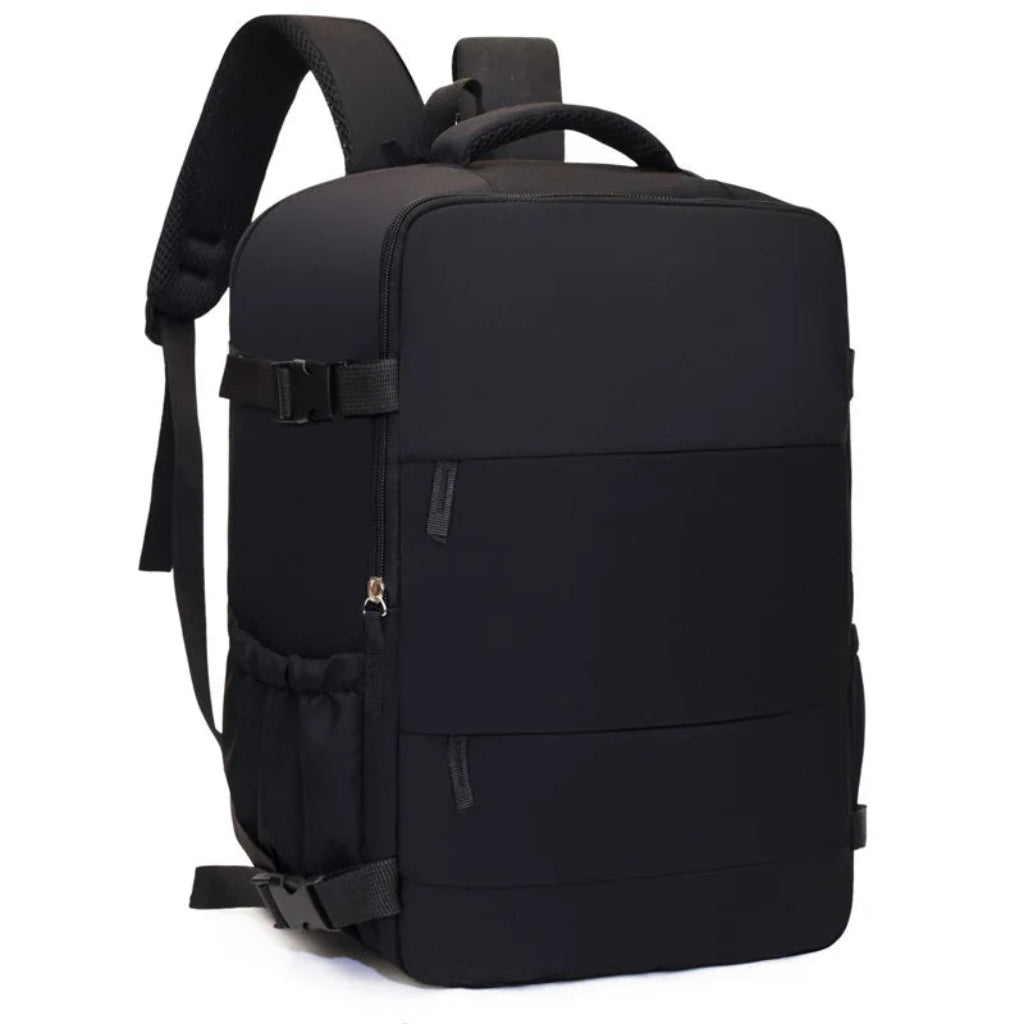 Sac à Dos de Voyage Multi-Fonctionnel Oxford Noir - Capacité Grande Volume