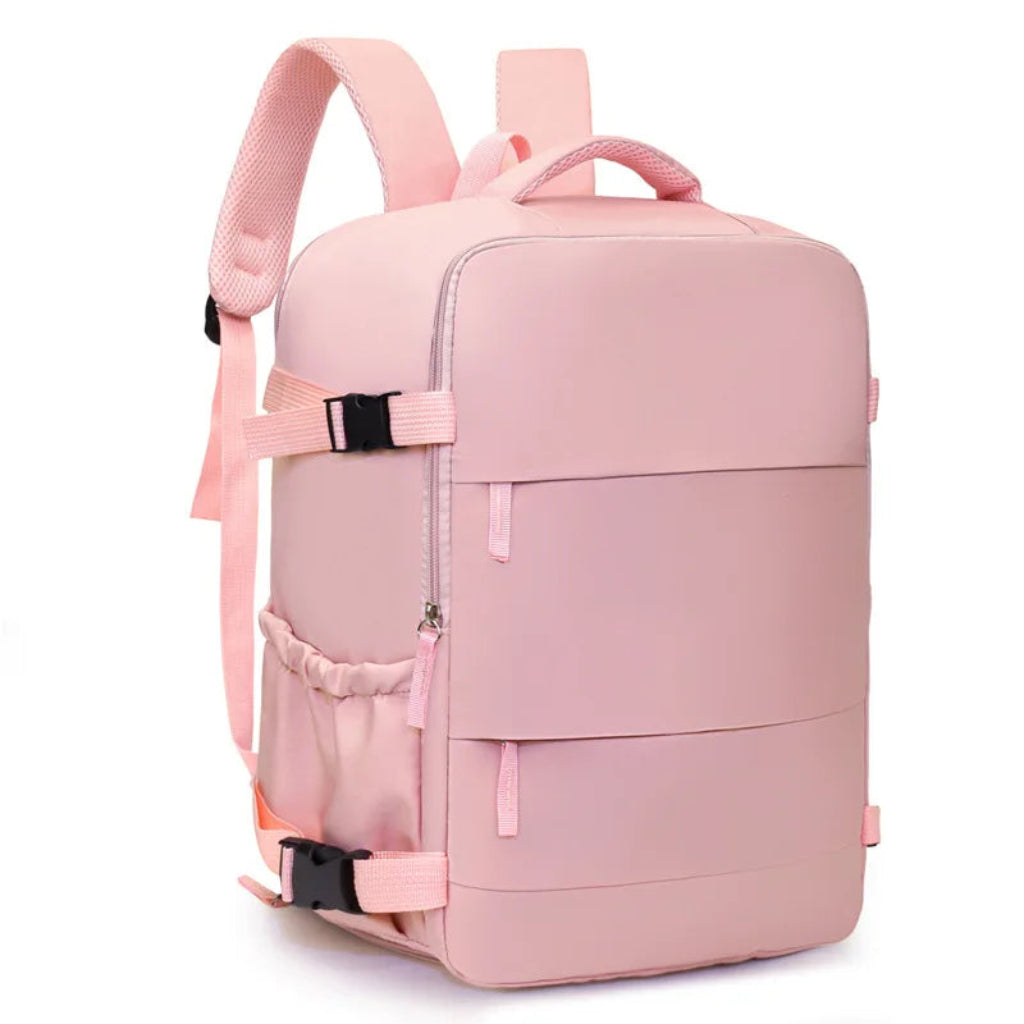 Sac à Dos de Voyage Multi-Fonctionnel Oxford Rose - Capacité Grande Volume