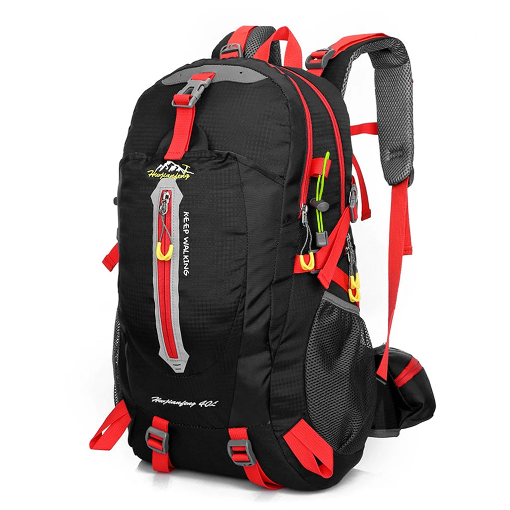 Sac à Dos de Voyage Polyvalent – Grande Capacité Noir et Rouge – Idéal Déplacements & Aventures
