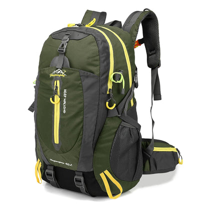 Sac à Dos de Voyage Polyvalent – Grande Capacité Vert Armée – Idéal Déplacements & Aventures