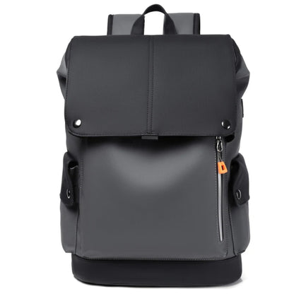 Sac à Dos de Voyage Premium Gris Foncé - Grande Capacité Imperméable avec Compartiment Ordinateur et Port USB
