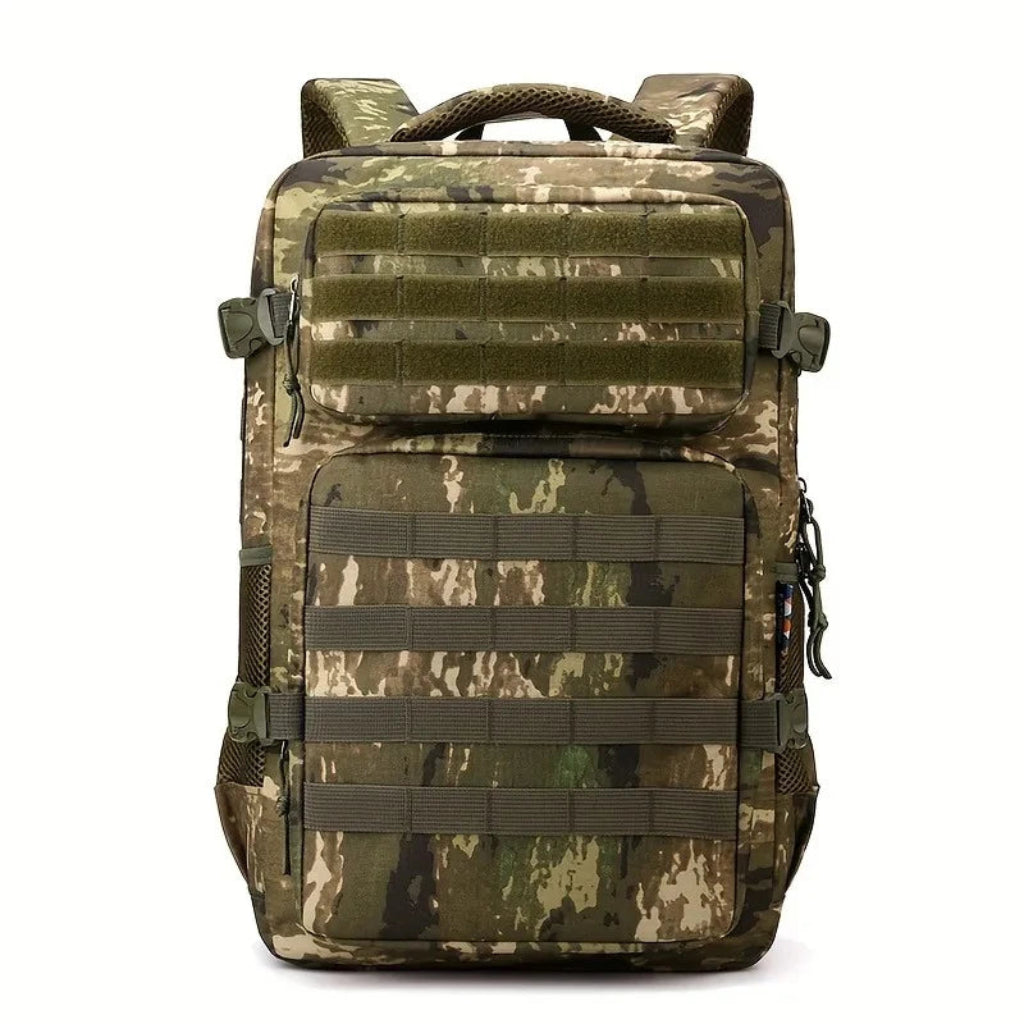 Sac à Dos de Voyage Style Tactique Multi-Compartiments Vert Armée – Grande Capacité