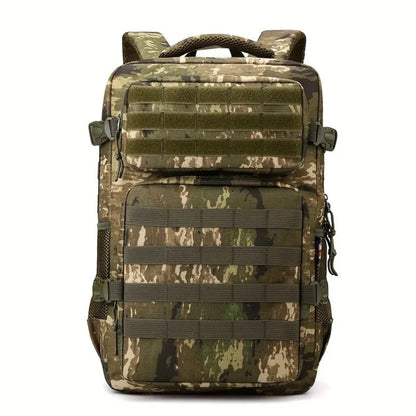 Sac à Dos de Voyage Style Tactique Multi-Compartiments Vert Armée – Grande Capacité