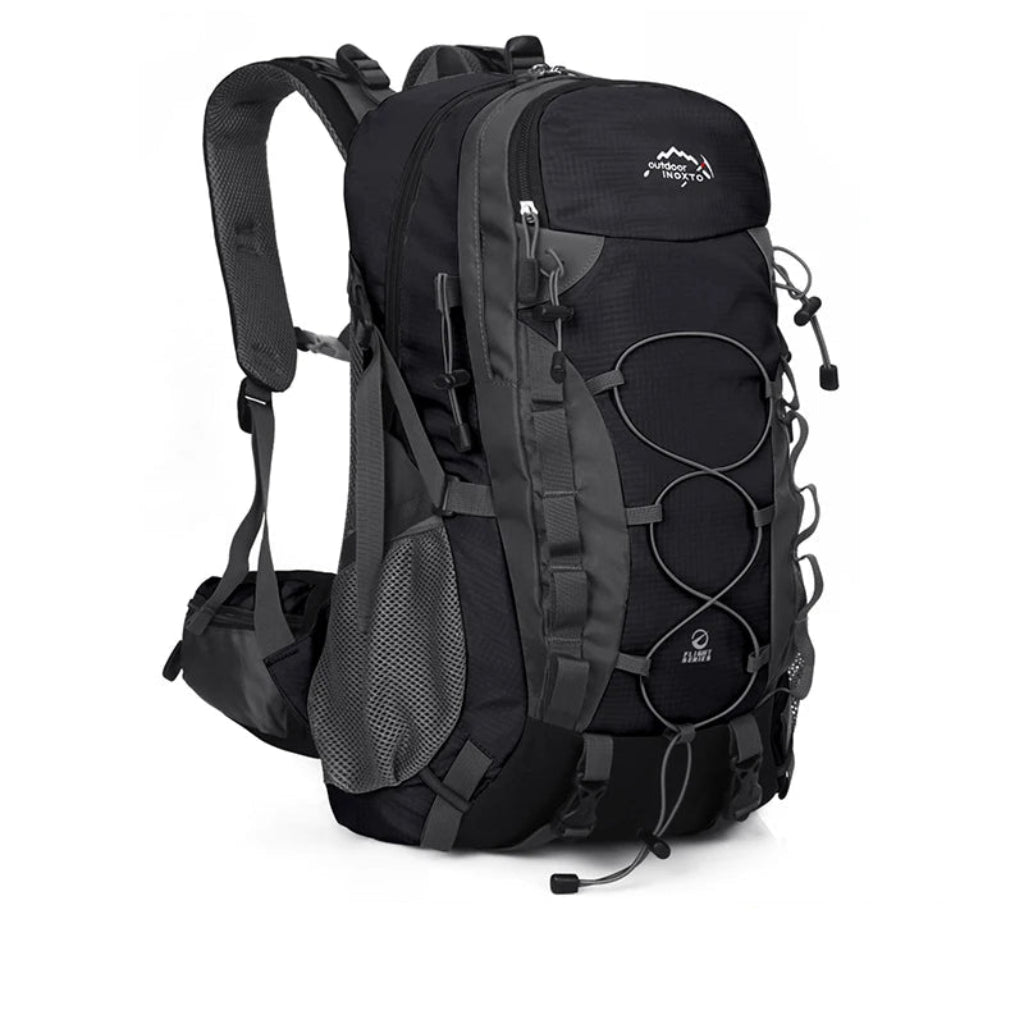 Sac à Dos de Voyage Tactique 40L Noir – Nylon Résistant pour Randonnée, Trekking & Camping