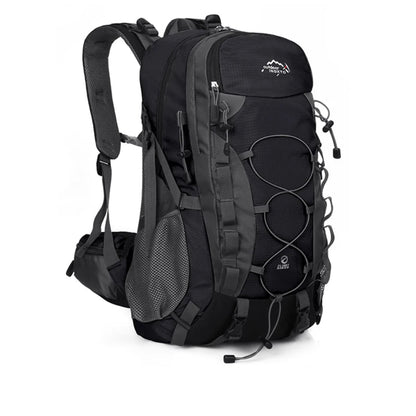 Sac à Dos de Voyage Tactique 40L Noir – Nylon Résistant pour Randonnée, Trekking & Camping