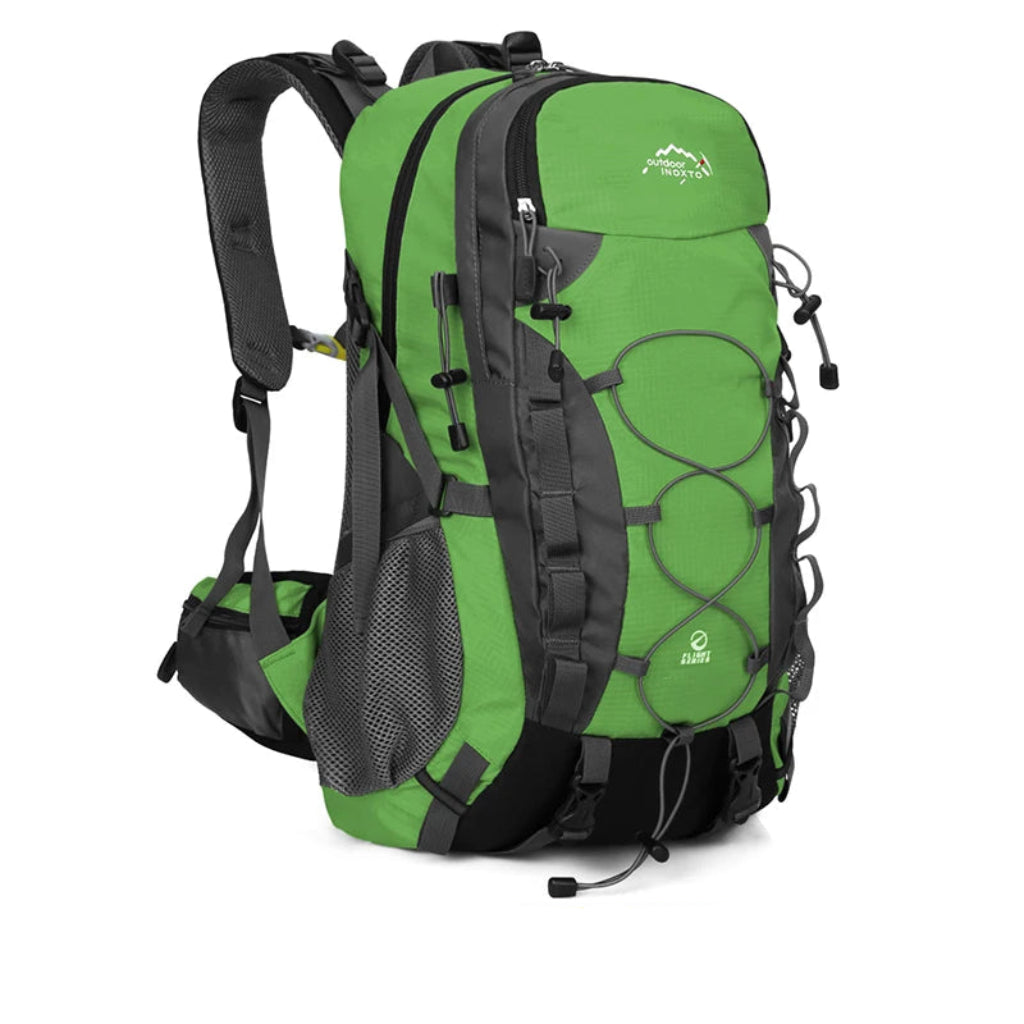Sac à Dos de Voyage Tactique 40L Vert – Nylon Résistant pour Randonnée, Trekking & Camping