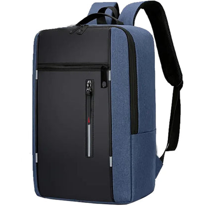 Sac à Dos de Voyage en Nylon 56–75L – Grande Capacité & Résistant Noir/Bleu
