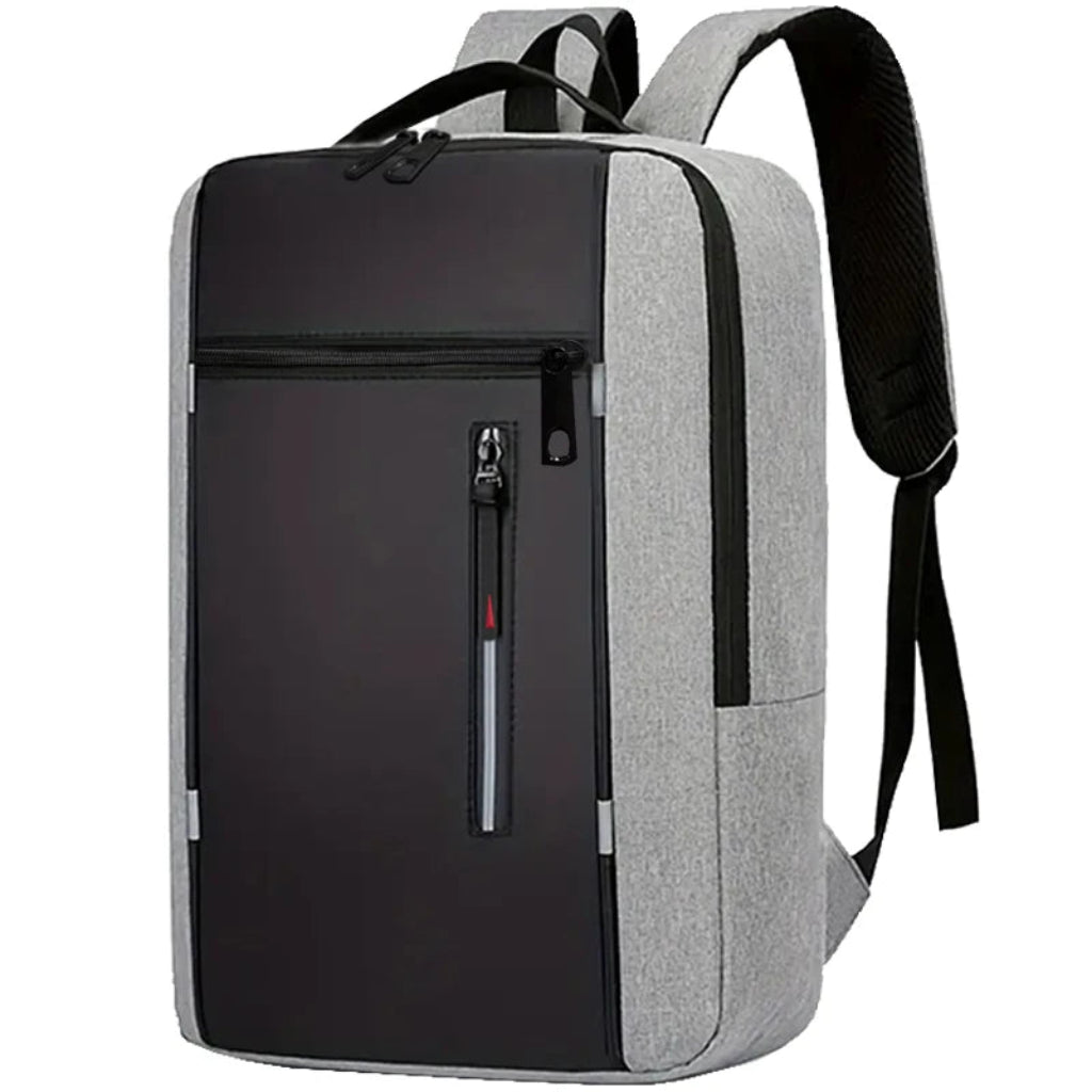 Sac à Dos de Voyage en Nylon 56–75L – Grande Capacité & Résistant Noir/Gris