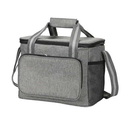 Sac Isotherme 15L Oxford Gris - Solution de Rangement & Transport Thermique