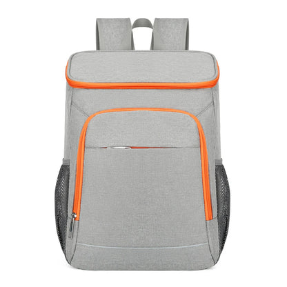 Sac Isotherme 30L Gris Orange  – Étanche, Multi-Usage pour Plein Air et Quotidien