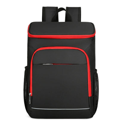 Sac Isotherme 30L Noir Rouge – Étanche, Multi-Usage pour Plein Air et Quotidien