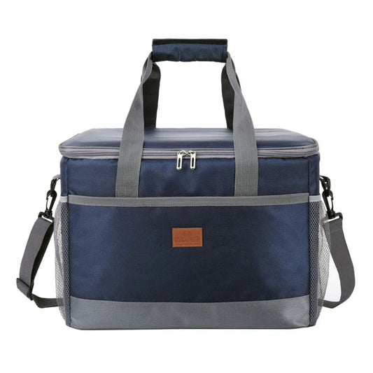 Sac Isotherme 32L Bleu – Doublure Rigide pour Pique-Niques, Barbecues et Sorties Familiales