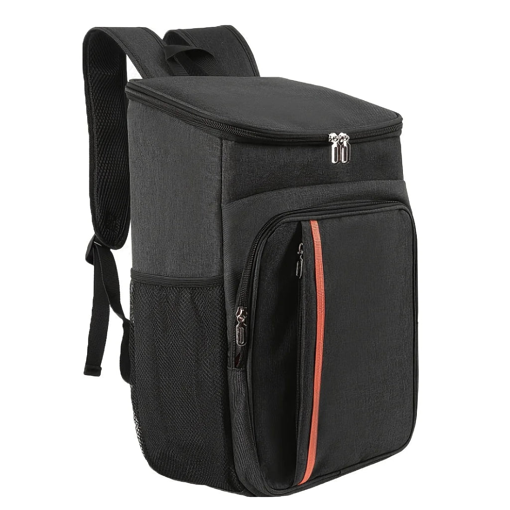 Sac Isotherme à Dos Double Épaule Noir – Tissu Oxford, Grande Capacité, Durable et Multifonction