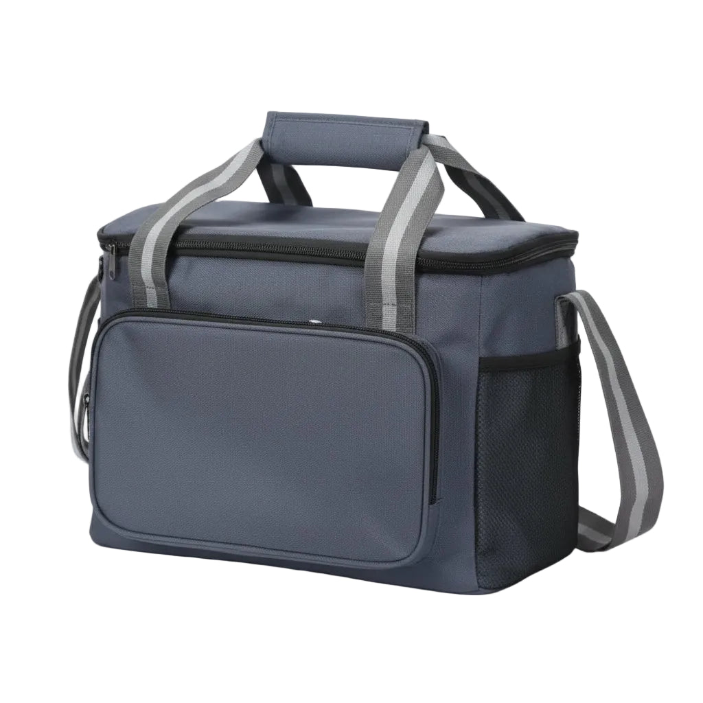 Sac Isotherme Grande Capacité Oxford 15L - Organisateur de Repas Étanche et Portable Bleu