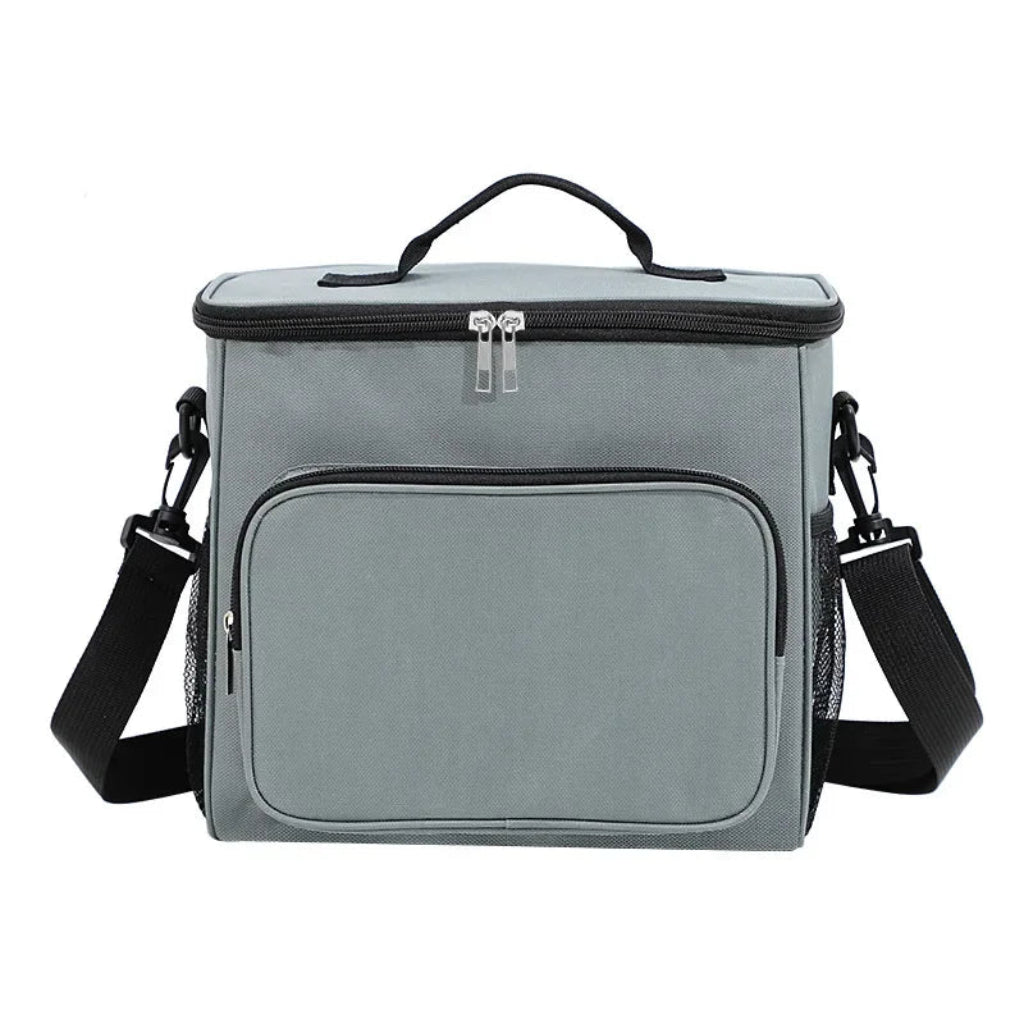 Sac Isotherme Oxford Grande Capacité – Multifonction avec Double Compartiment Gris