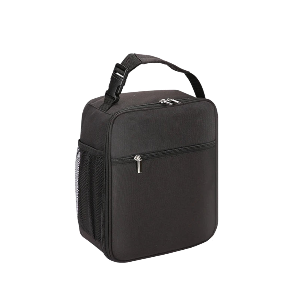 Sac Isotherme Portable Grande Capacité en Oxford - Solution de Rangement Réutilisable Noir
