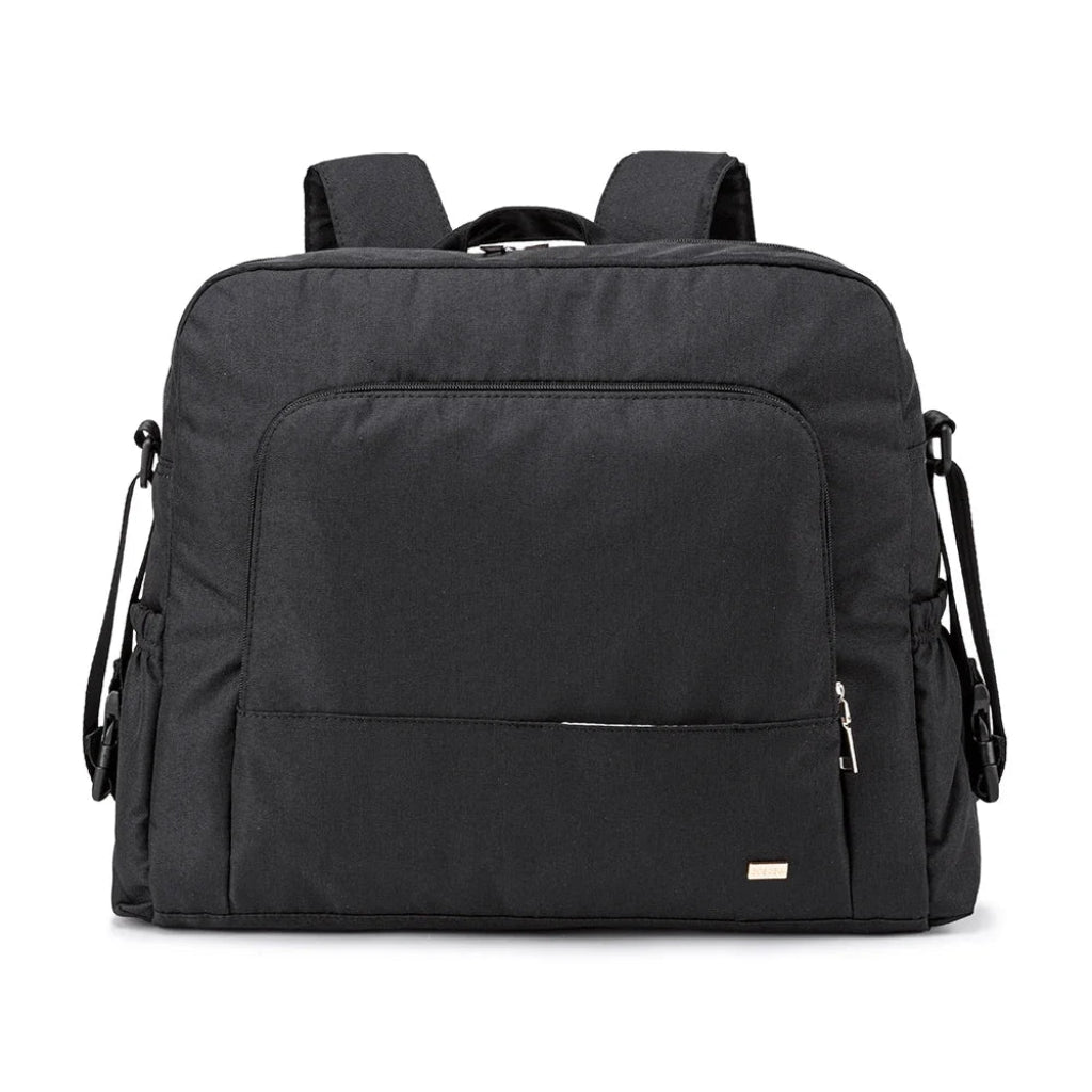 Sac à Langer Backpack Imperméable PU – Grand Format Unisexe Noir