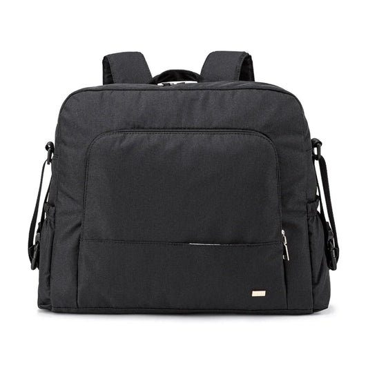 Sac à Langer Backpack Imperméable PU – Grand Format Unisexe Noir