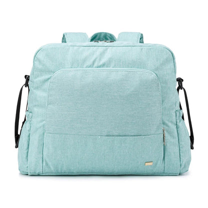 Sac à Langer Backpack Imperméable PU – Grand Format Unisexe Vert Menthe